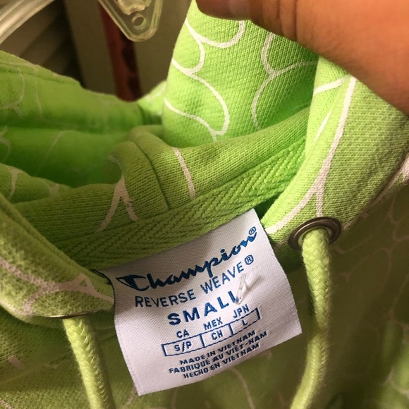 NWT CHAMPION REVERSE WEAVE GRAFFITI HOODIE - Picture 3 of 8